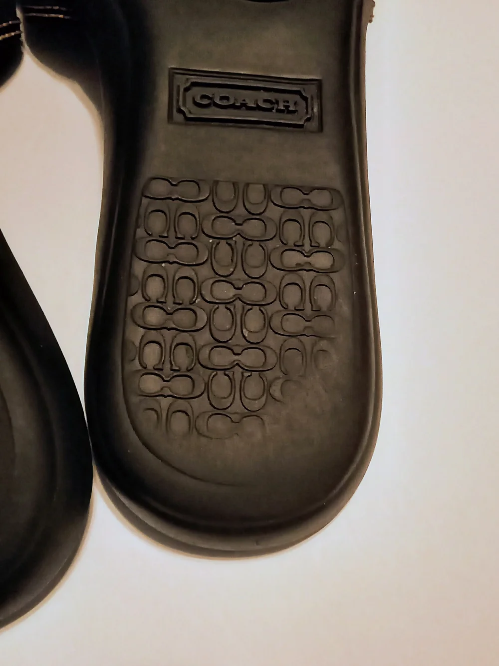 Coach canvas leather